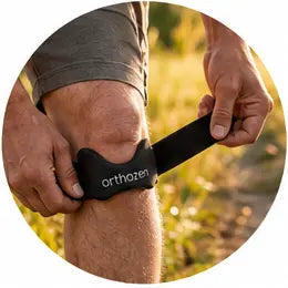 Hands adjusting the OrthoZen strap