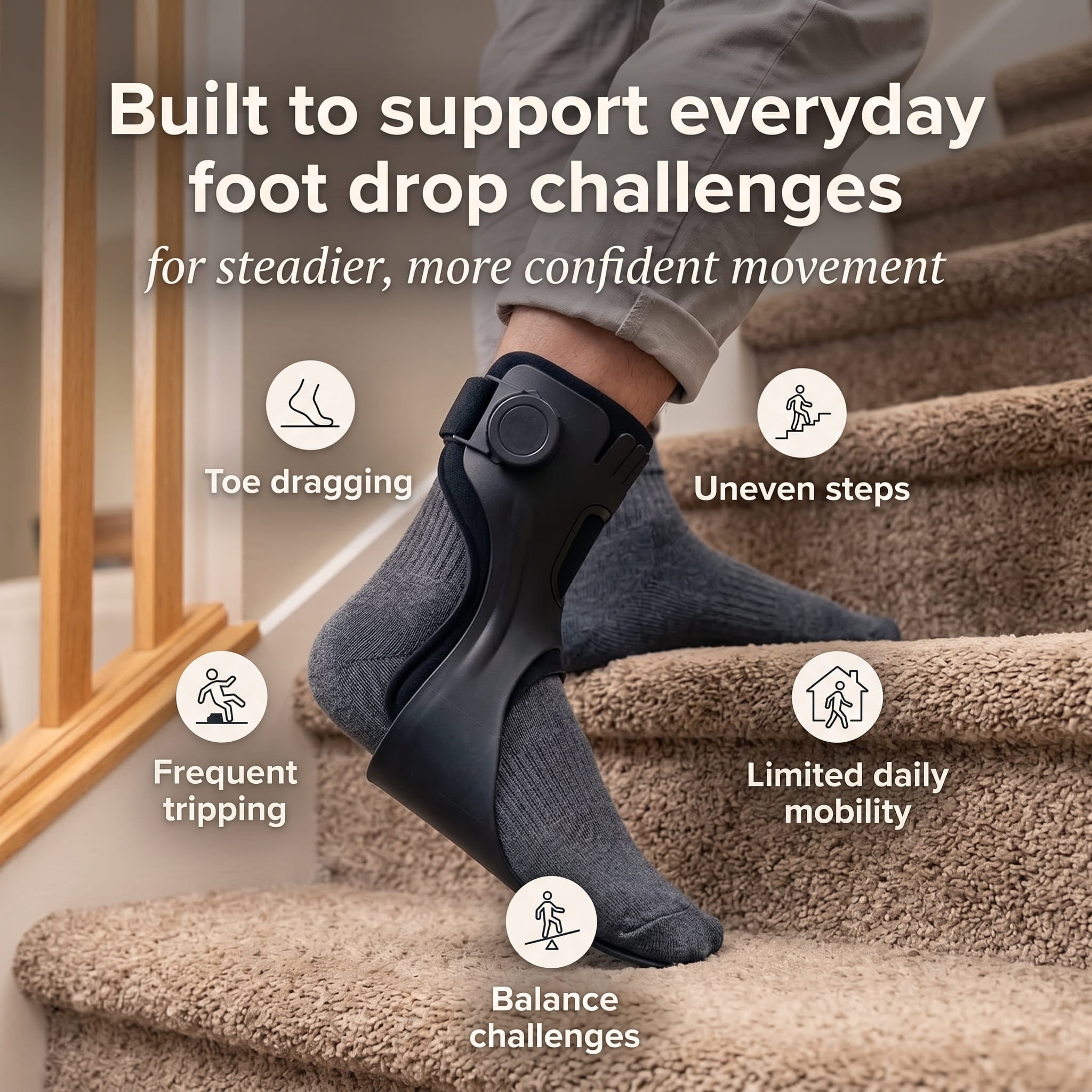 Foot drop brace product view 2