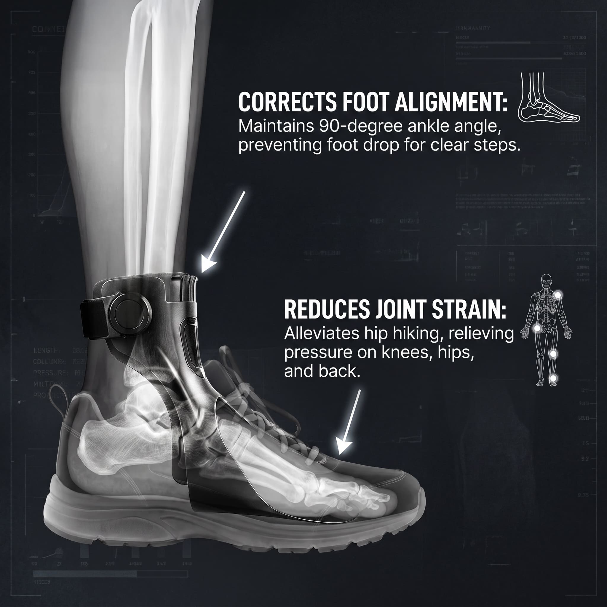 Foot drop brace product view 7